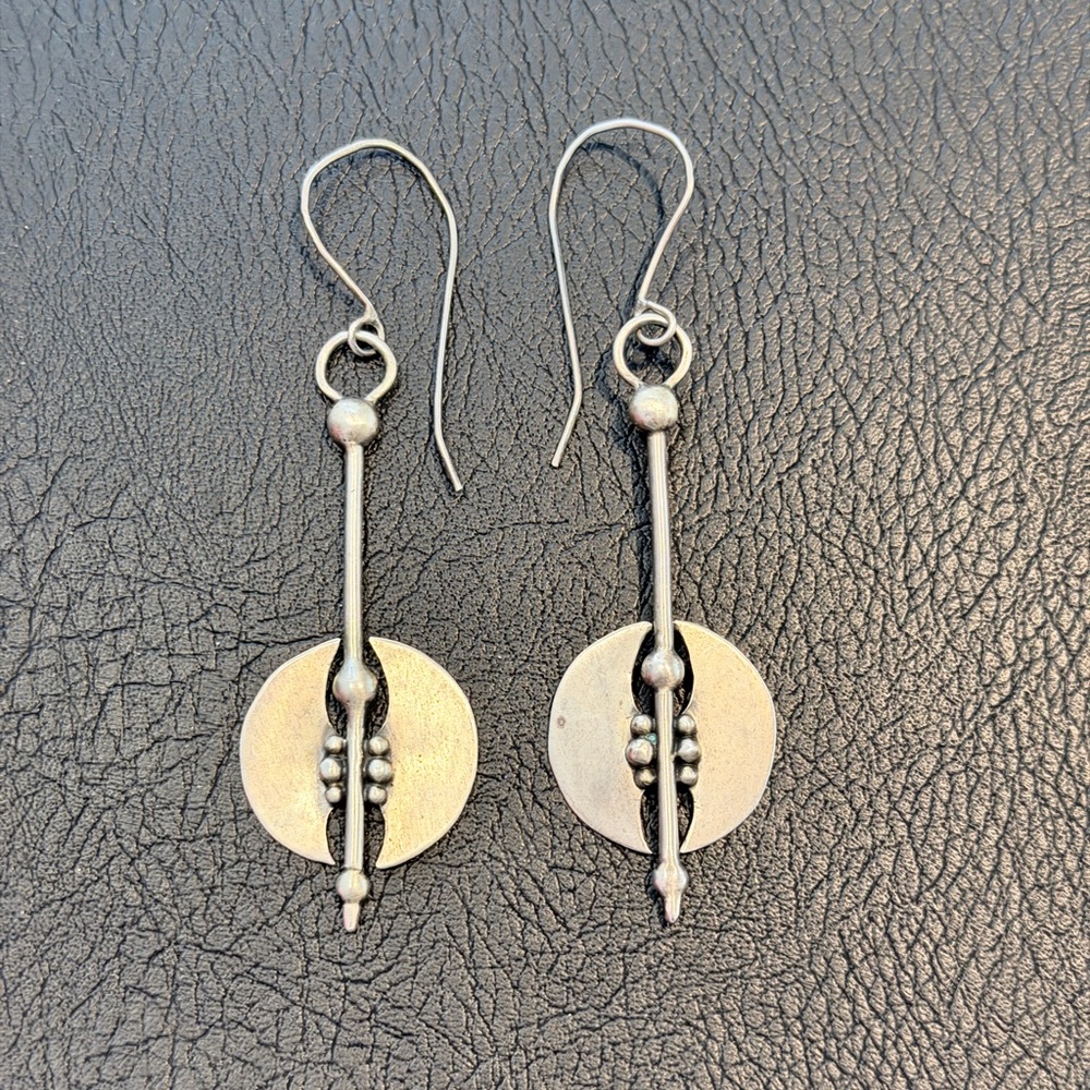 Silver Axe Earrings